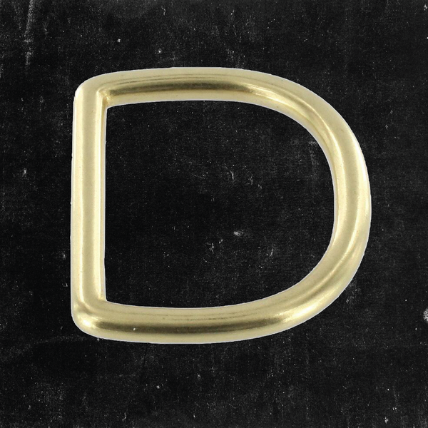 D-Ring Solid Brass 1 1/4"