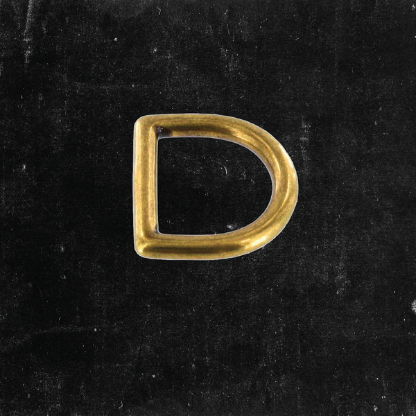 D-Ring Antique Brass 3/4"