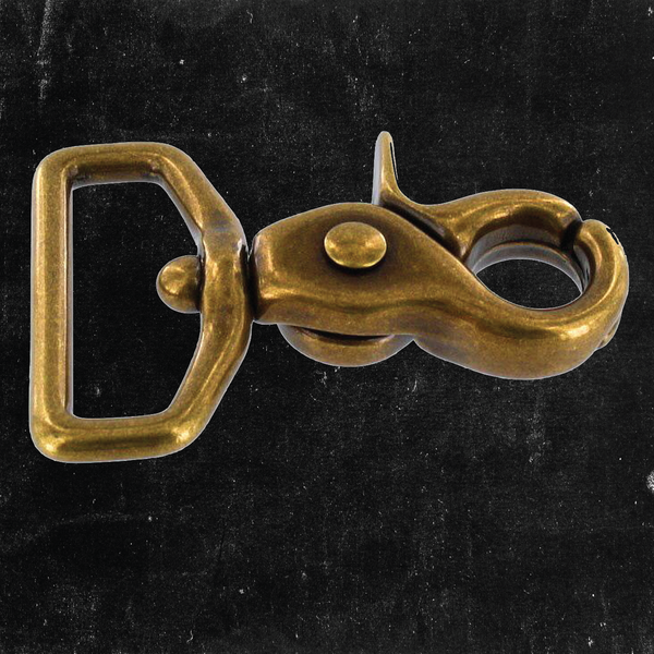 Trigger Snap Antique Brass 1 1/4"