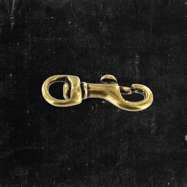 Swivel Bolt Snap Antique Brass 3/8"
