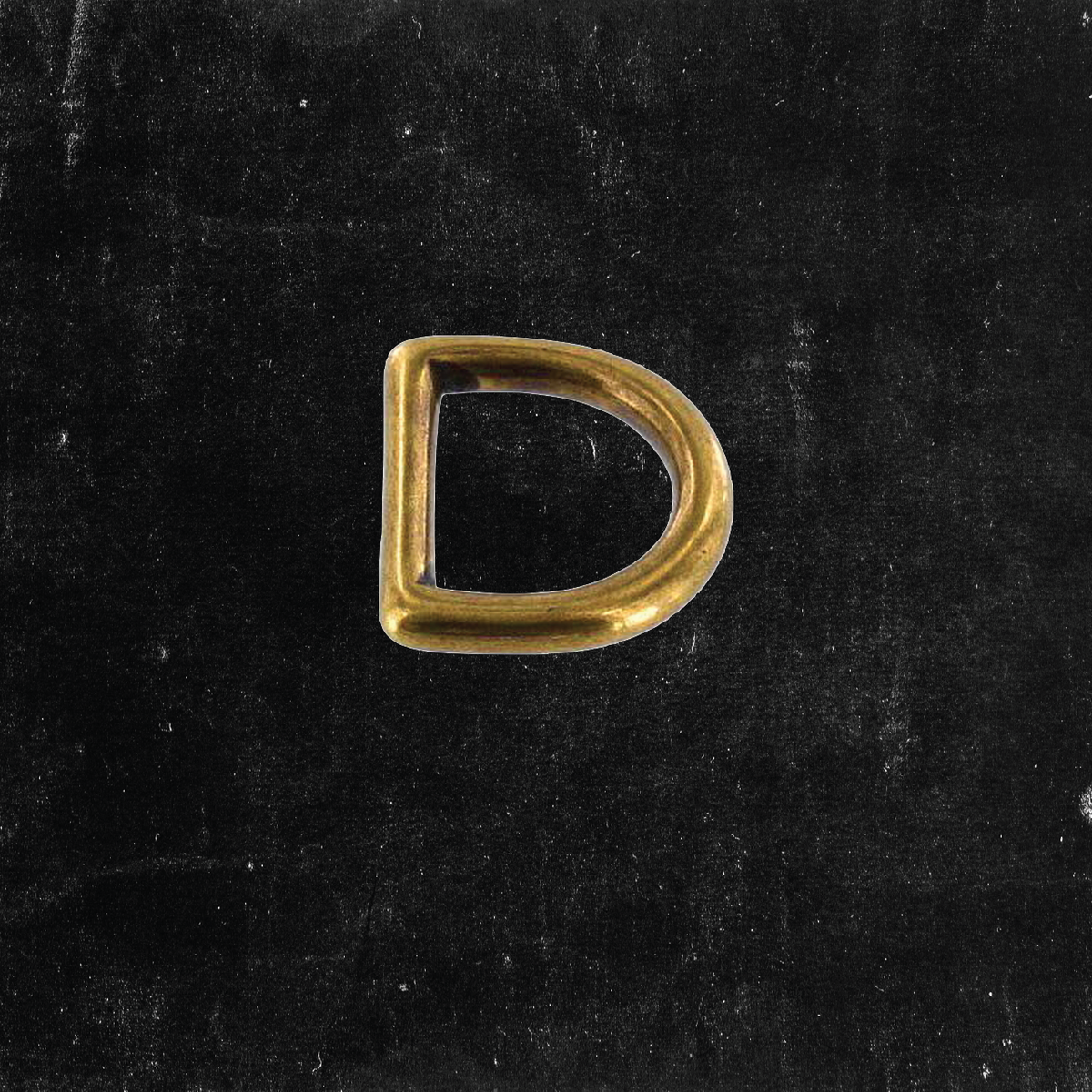 D-Ring Antique Brass 5/8