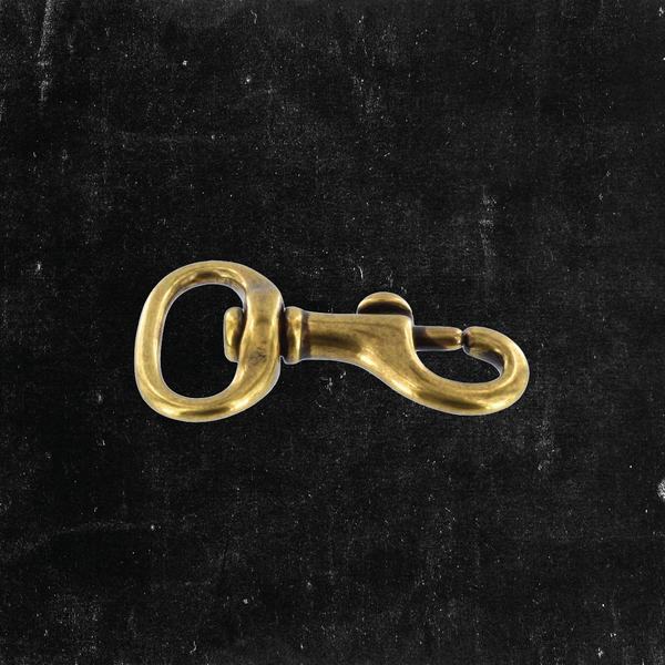 Mini Swivel Bolt Snap Antique Brass 3/4"