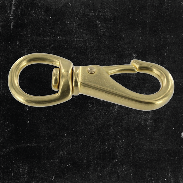 Swivel Snap Solid Brass 5/8"