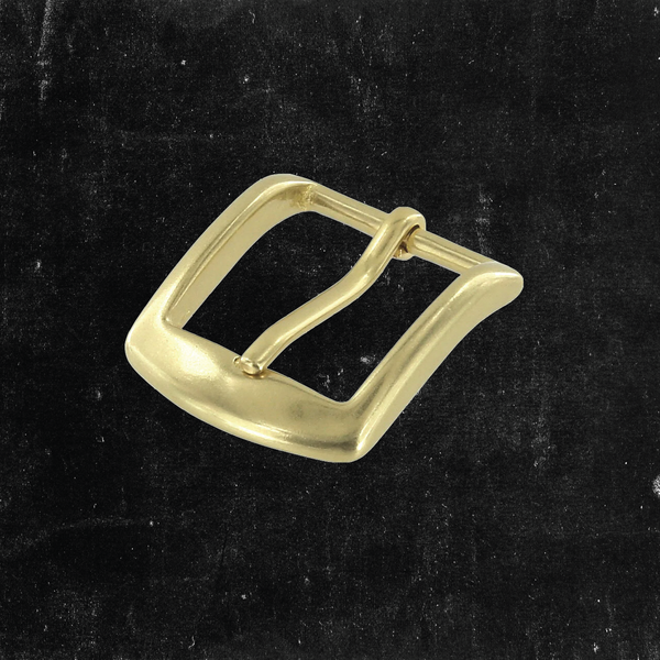 Heel Bar Buckle Solid Brass 1"