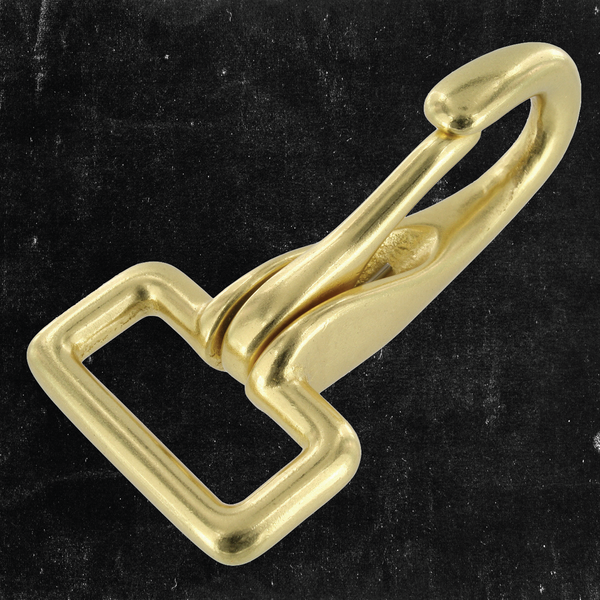 Halter Snap Solid Brass 1"