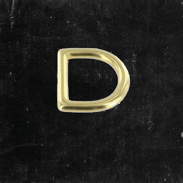 D-Ring Solid Brass 3/4"