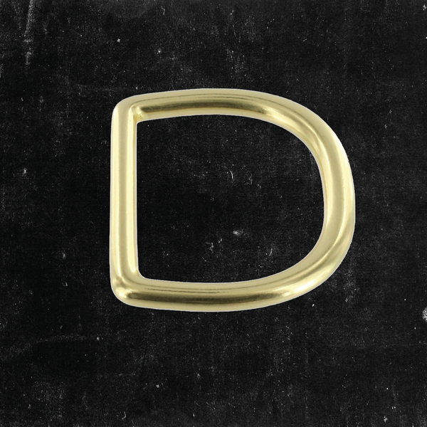 D-Ring Solid Brass 1 1/2"