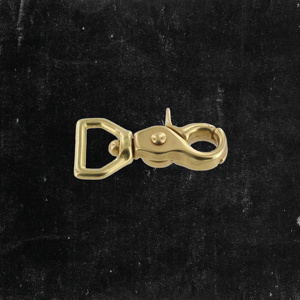 Mini Trigger Snap Solid Brass 1/2"