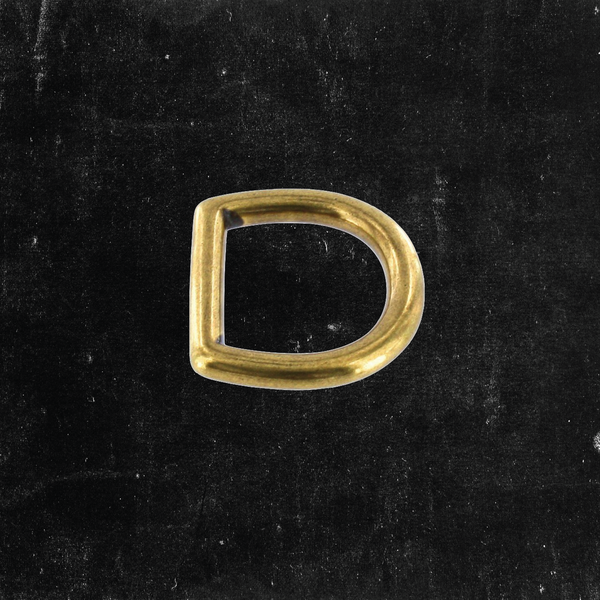 Bow D-Ring Antique Brass 3/4"