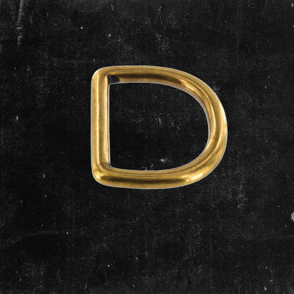 D-Ring Antique Brass 1"