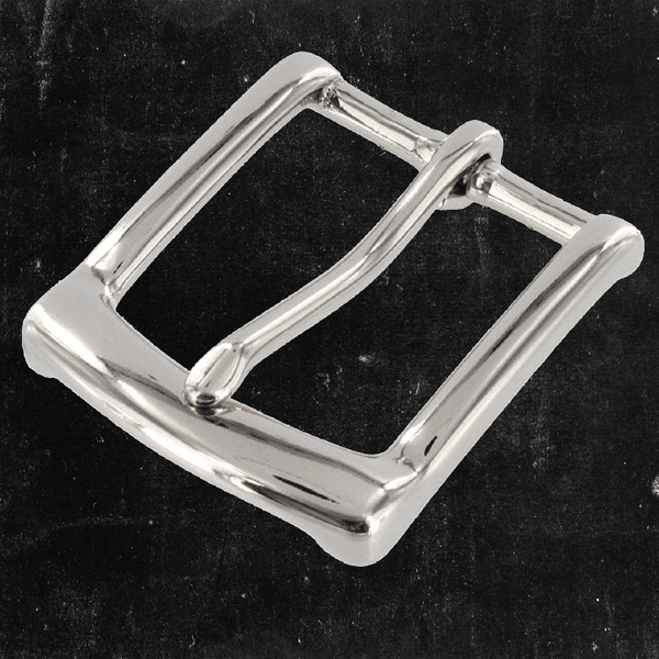 Heel Bar Buckle Nickel Plated 1 1/4"