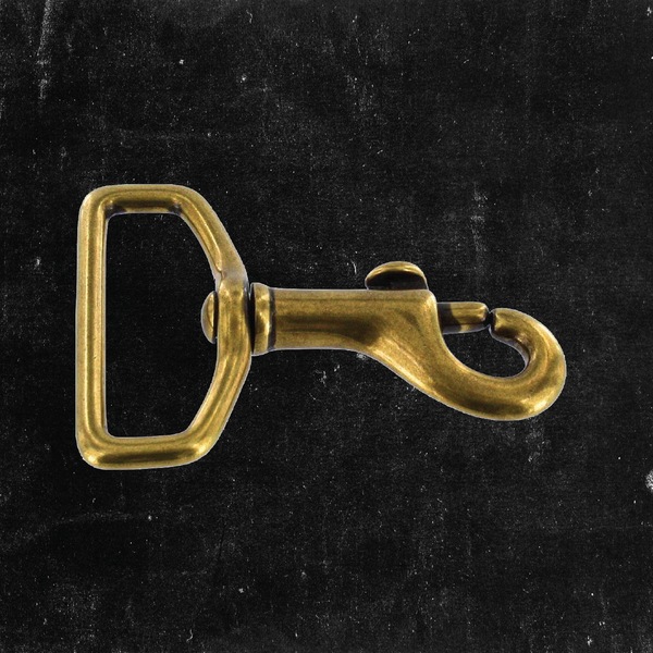 Swivel Bolt Snap Antique Brass 1 1/2"
