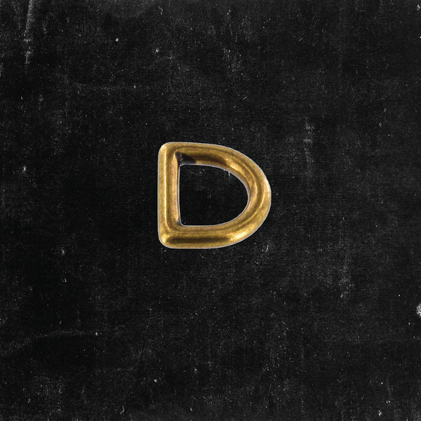 D-Ring Antique Brass 1/2"
