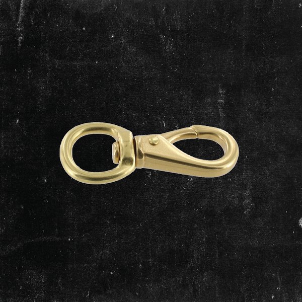 Swivel Lever Snap Solid Brass 1/2"