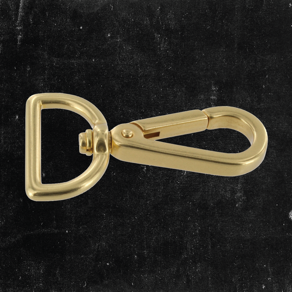 Swivel Lever Snap Solid Brass 1"