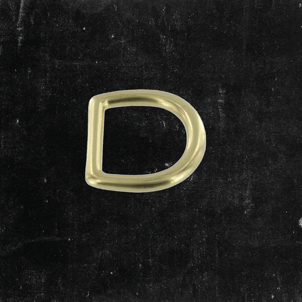 Bow D-Ring Solid Brass 3/4"