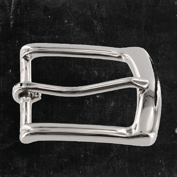 Heel Bar Buckle Nickel Plated 1 1/4"