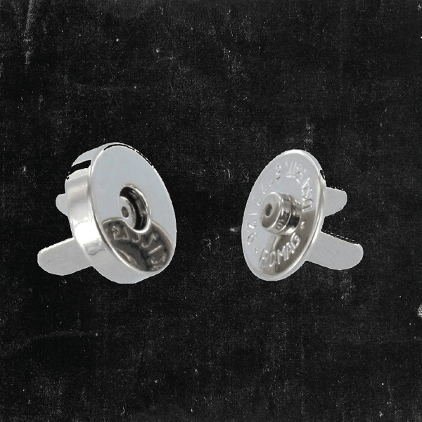 Magnetic Snap - Round 14mm Nickel Plated