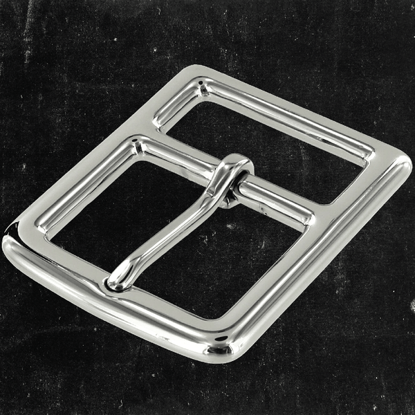 Center Bar Buckle Nickel Plated 1 1/2"