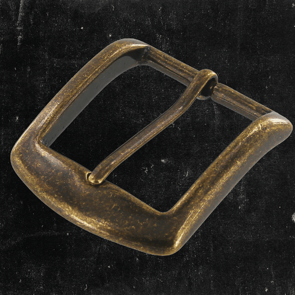 Heel Bar Buckle Antique Brass1 1/2"