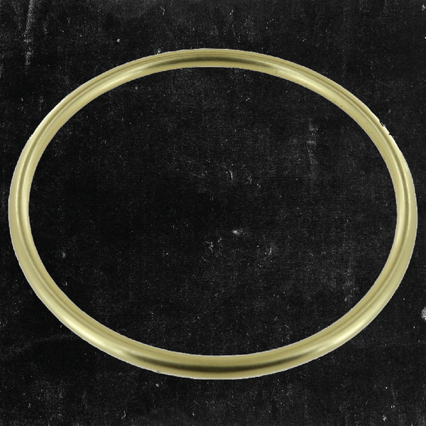 Thin O-Ring Solid Brass 4"