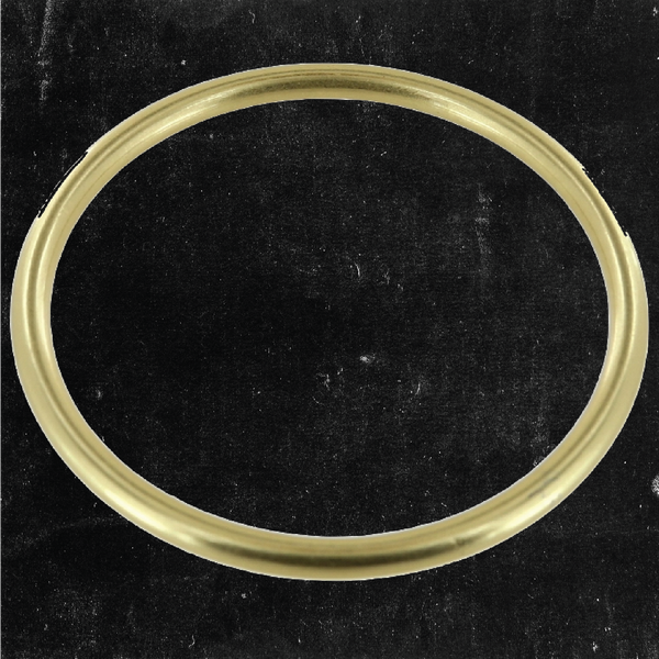 Thin O-Ring Solid Brass 3"