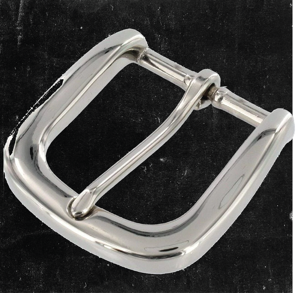 Heel Bar Buckle Nickel Plated 1 1/2"