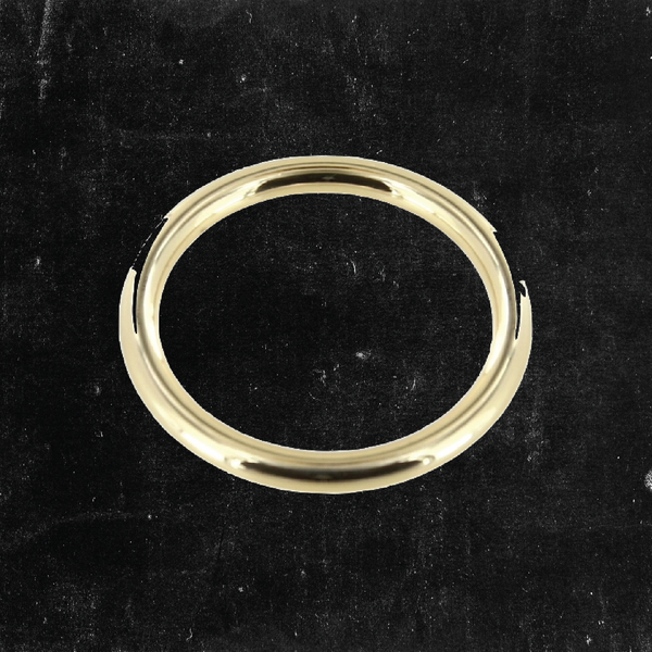 Thin O-Ring Gold Plated 1-1/2"