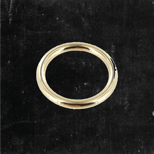 Thin O-Ring Gold Plated 1-1/4"