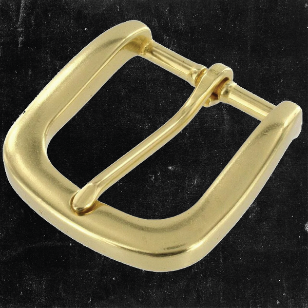Heel Bar Buckle Solid Brass 1 1/2"