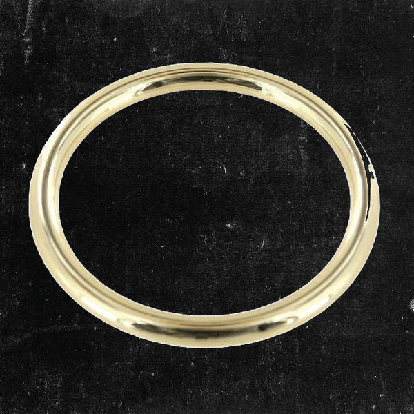 Thin O-Ring Gold Plated 2"