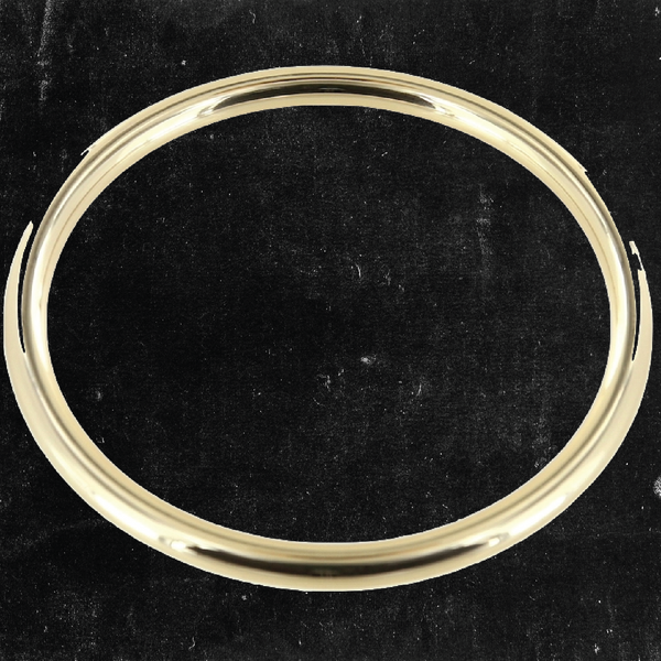 Thin O-Ring Gold Plated 3"
