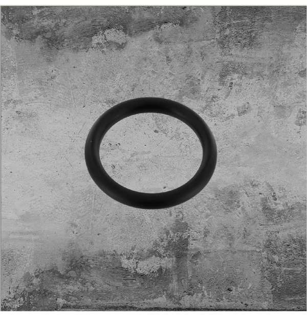 Thin O-Ring Matte Black 1"