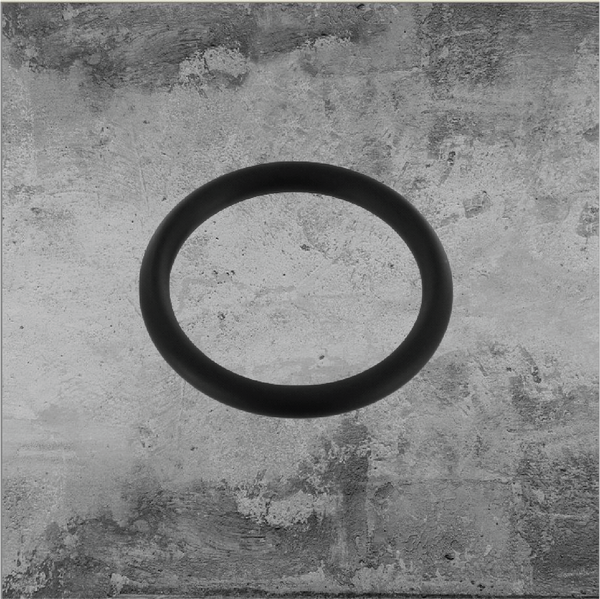 Thin O-Ring Matte Black 1-1/4"