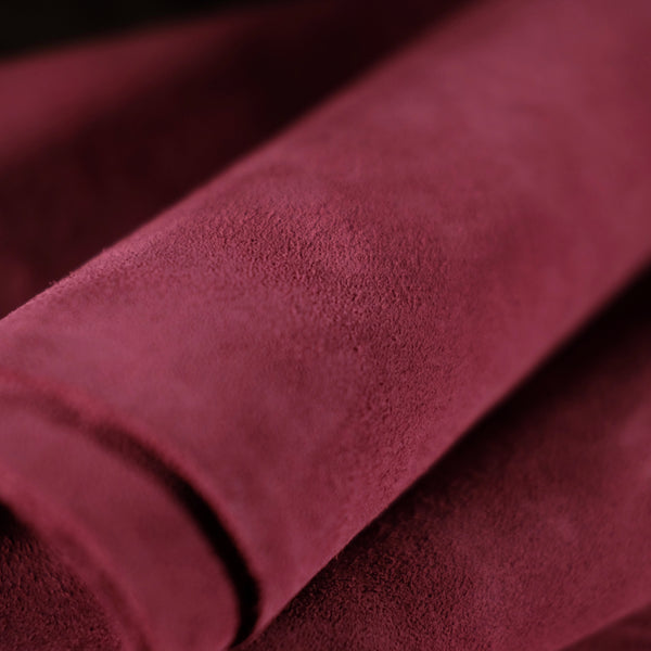 Law Tanning - Split Suede Burgundy 3-4oz