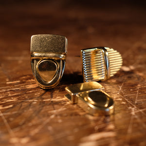 Tuck Lock - 1 1/4" Polished Brass over Zinc