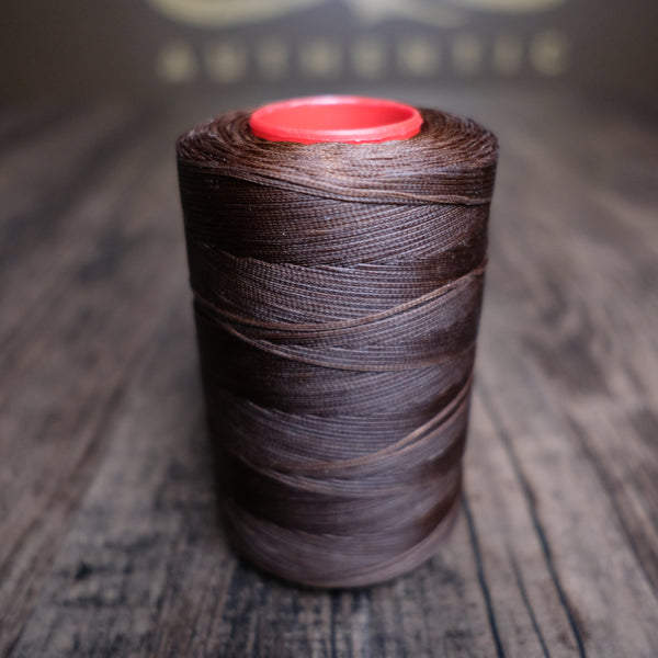 Tiger Waxed Polyester Thread - Medium Brown