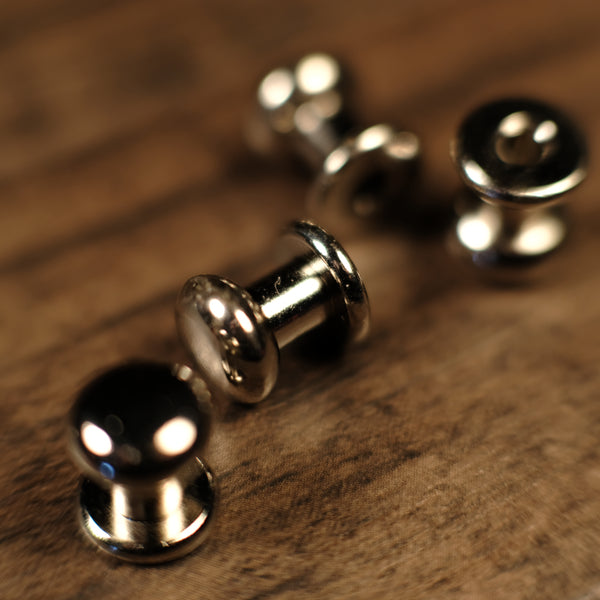 Collar Button Stud - B20 - Nickel Plated