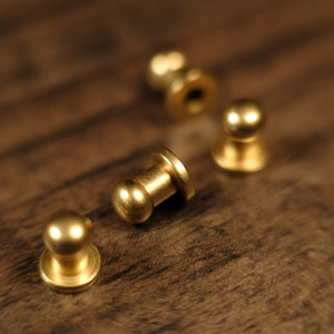 Collar Button Stud - B16 - Solid Brass