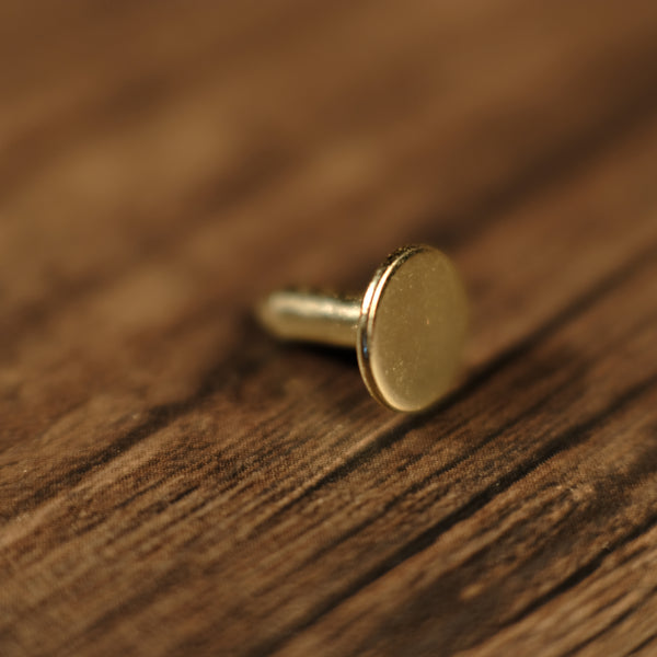 Back Post - Collar Button Stud - Brass