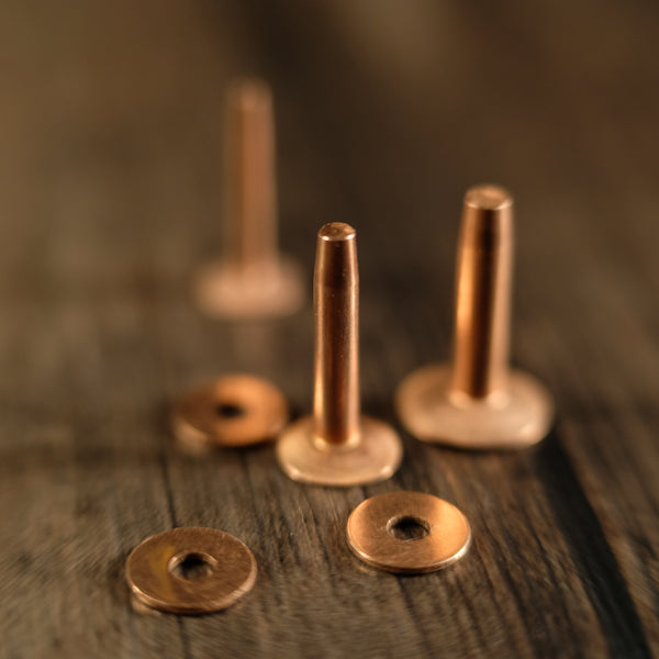 C.S. Osborne - Copper Rivets & Burrs (20 Pk.)