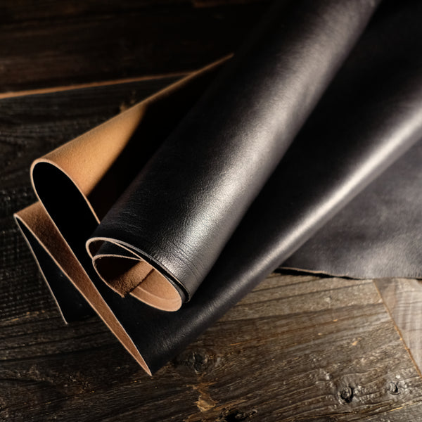 Horween Leather - Bracken Black 5-6oz