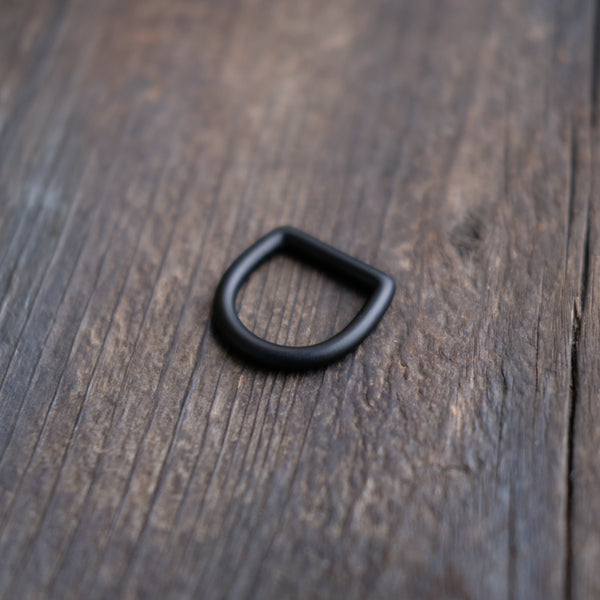 Bow D-Ring Black Matte 3/4"