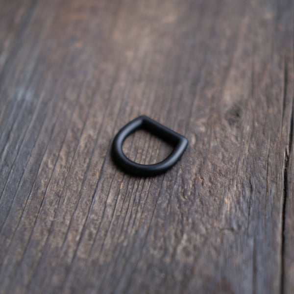 Bow D-Ring Black Matte 5/8"