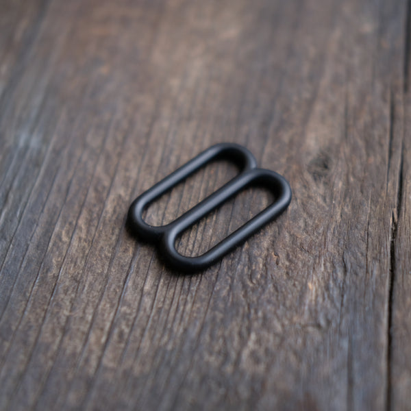 Double Loop Black Matte 1-1/4"