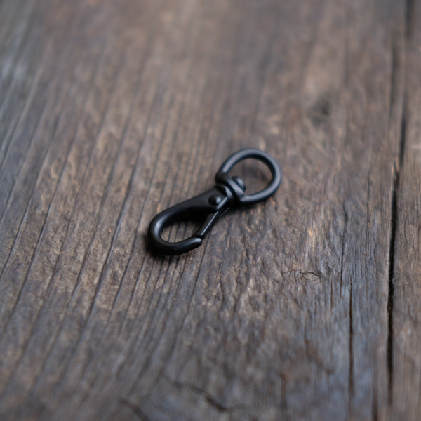 Mini Swivel Lever Snap Black Matte 3/8"