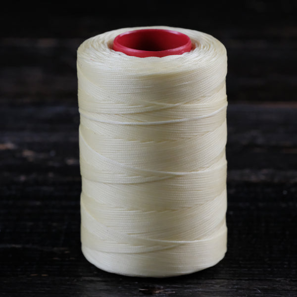 Tiger Waxed Polyester Thread - Cream