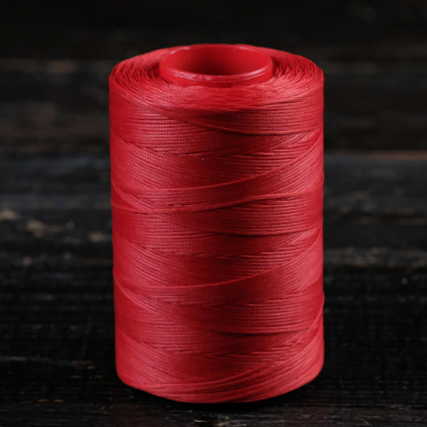 Tiger Waxed Polyester Thread - Red