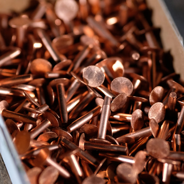 C.S. Osborne - Copper Rivets & Burrs (1 lb.)