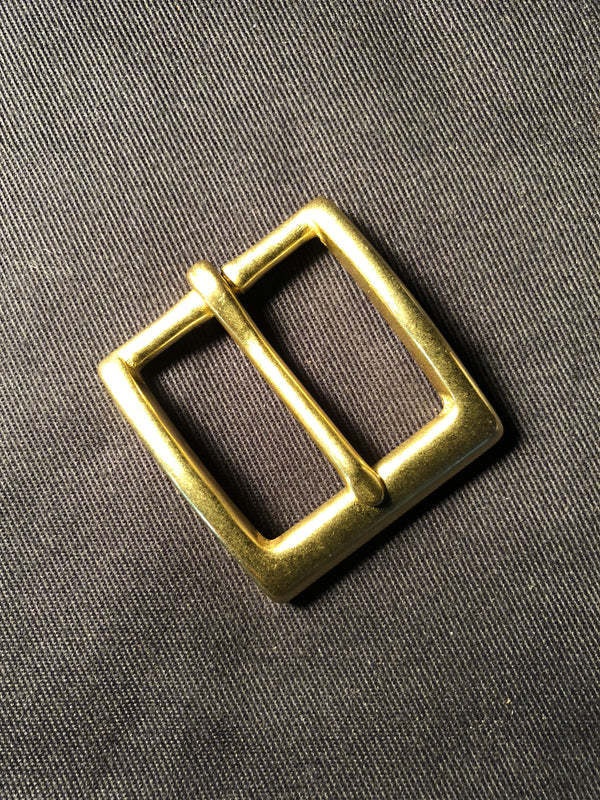 Heel Bar Buckle Solid Brass 1 1/4"